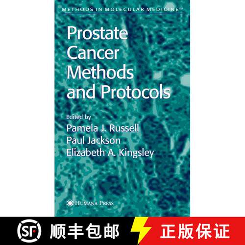 【3-4周达】Prostate Cancer Methods and Protocols [9781489938503]