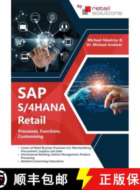 【3-4周达】SAP S/4HANA Retail: Processes, Functions, Customising [9781916849068]