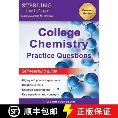 【3-4周达】Sterling Test Prep College Chemistry Practice Questions: General Chemistry Practice Questi... [9781954725348]