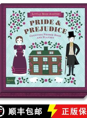 【3-4周达】BabyLit Pride and Prejudice Counting Primer Board Book and Playset: Counting Primer Book a... [9781423635154]