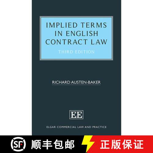 【3-4周达】精装 Implied Terms in English Contract Law [9781800885172]