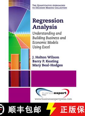 【3-4周达】Regression Analysis: Understanding and Building Business and Economic Models Using Excel [9781606494349]