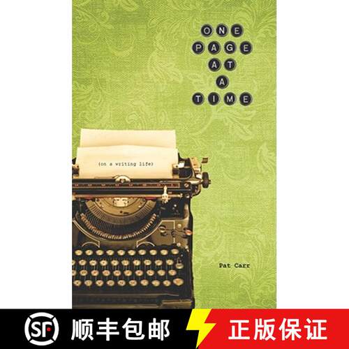 【3-4周达】精装 One Page at a Time: On a Writing Life [9780896727168]