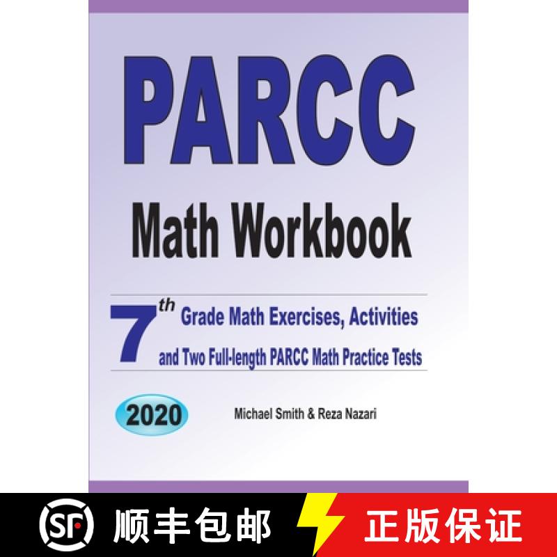 【3-4周达】PARCC Math Workbook: 7th Grade Math Exercises, Activities, and Two Full-Length PARCC Math ... [9781646126354]