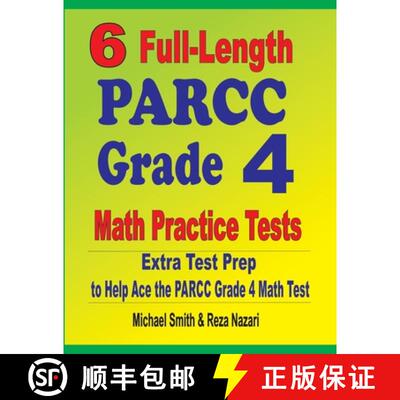 【3-4周达】6 Full-Length PARCC Grade 4 Math Practice Tests : Extra Test Prep to Help Ace the PARCC Gr... [9781646127702]