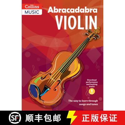 【3-4周达】Abracadabra Violin Book 1 (Pupil's Book + 2 Cds): The Way to Learn Through Songs and Tunes [9781408114612]
