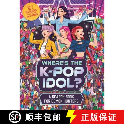 【3-4周达】Where's the K-Pop Idol? : A search and find book for demon hunters [9781789299700]