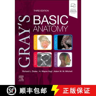 【3-4周达】Gray's Basic Anatomy [9780323834421]