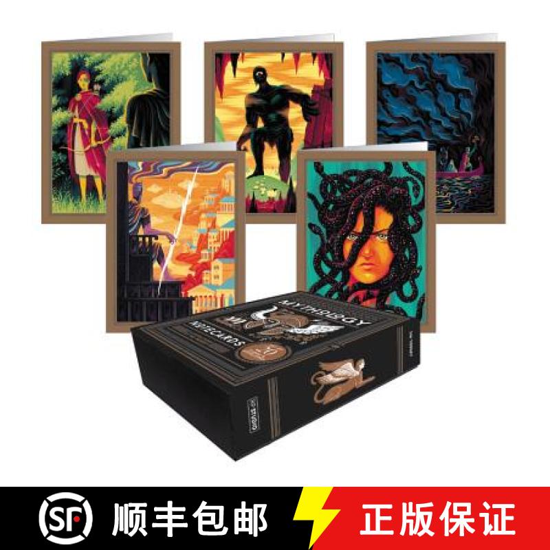 【3-4周达】Mythology Notecards: 20 Notecards and Envelopes [With Envelope] [9780762494637]