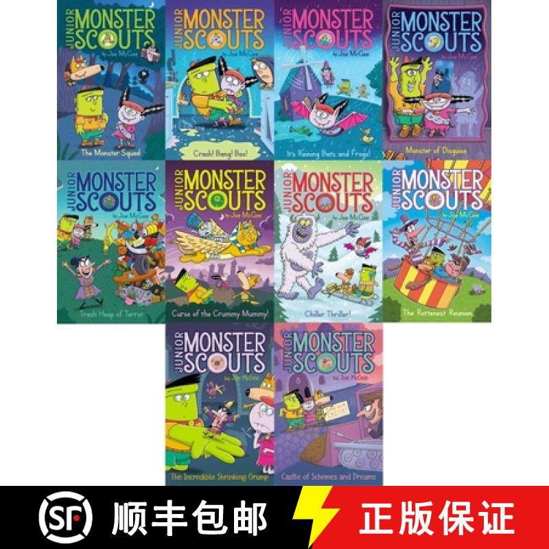 【3-4周达】The Junior Monster Scouts Tiny-But-Terrifying Collection (Boxed Set): The Monster Squad; C... [9781665982191]