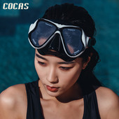 防雾潜水镜近视浮潜三宝水肺浮潜潜水面罩装 大框泳镜 备护鼻一体式