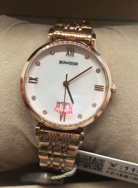 新款宝舵手表时尚潮流石英女表防水表钢带99098皮带99099女士腕表