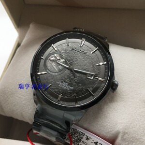 新款正品宝舵手表GG019铁陨石个性日历自动机械男表铂金镶嵌