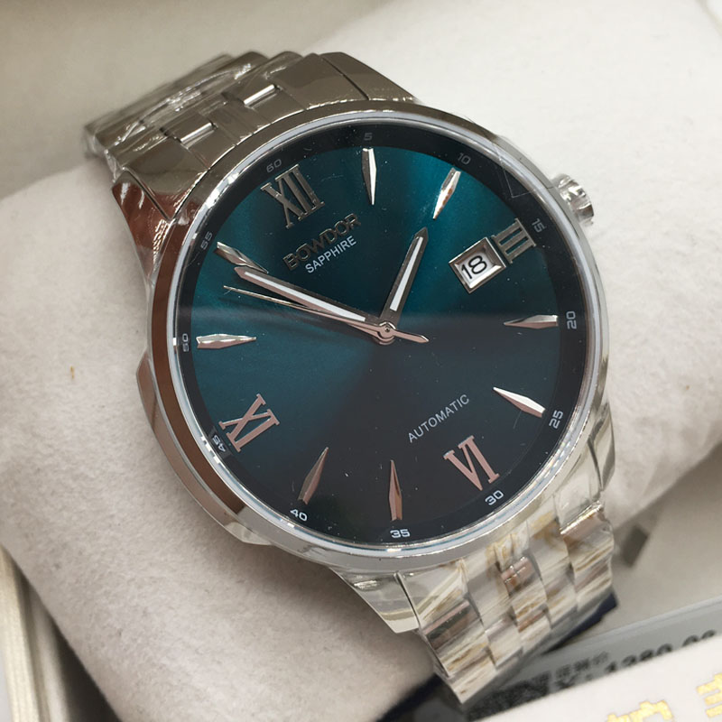 BOWDOR/宝舵手表男士自动机械表日历情侣对表防水女表商务88137