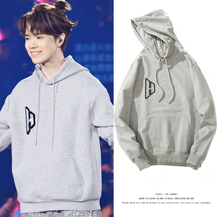DDW张敬轩The next 20演唱会同款灰色连帽卫衣男女秋冬上衣服外套