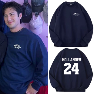 巅峰对决hudsonwilliam同款圆领卫衣秋冬长袖潮heatedrivalry