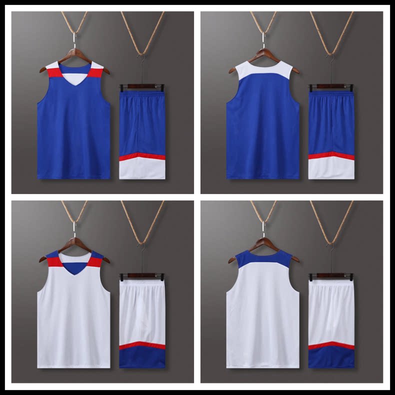 双面篮球服套装男定制比赛队服球衣DIY定制印字号