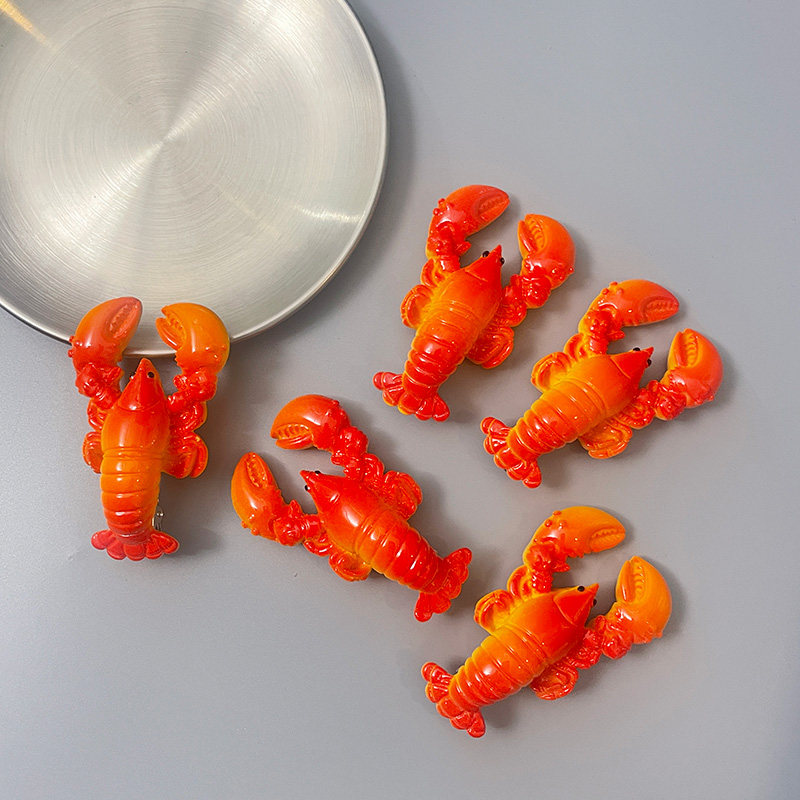 可爱仿真搞笑美食大龙虾大号奇奇怪怪趣味搞怪发夹鸭嘴夹刘海侧边