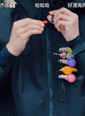 嗨放派~任嘉伦同款~发夹黄色灯泡糖葫芦饺子发饰卡子夹子衣服刘海