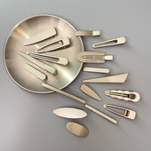 个性 银色金属高级冷淡风甜酷刘海碎发侧边夹发夹鸭嘴夹小众简约