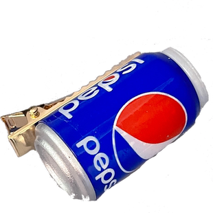 可爱可乐汽水奇葩创意搞怪童趣特别仿真饮料瓶易拉罐趣味发卡发夹