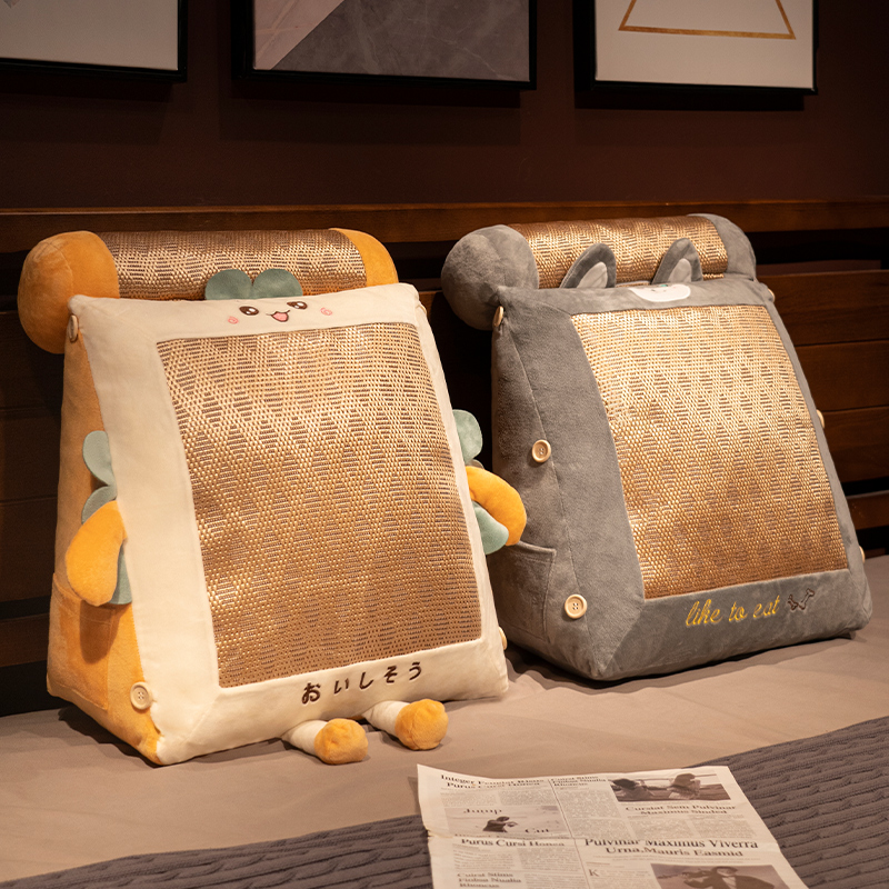 床头软包靠枕床上靠垫大靠背垫