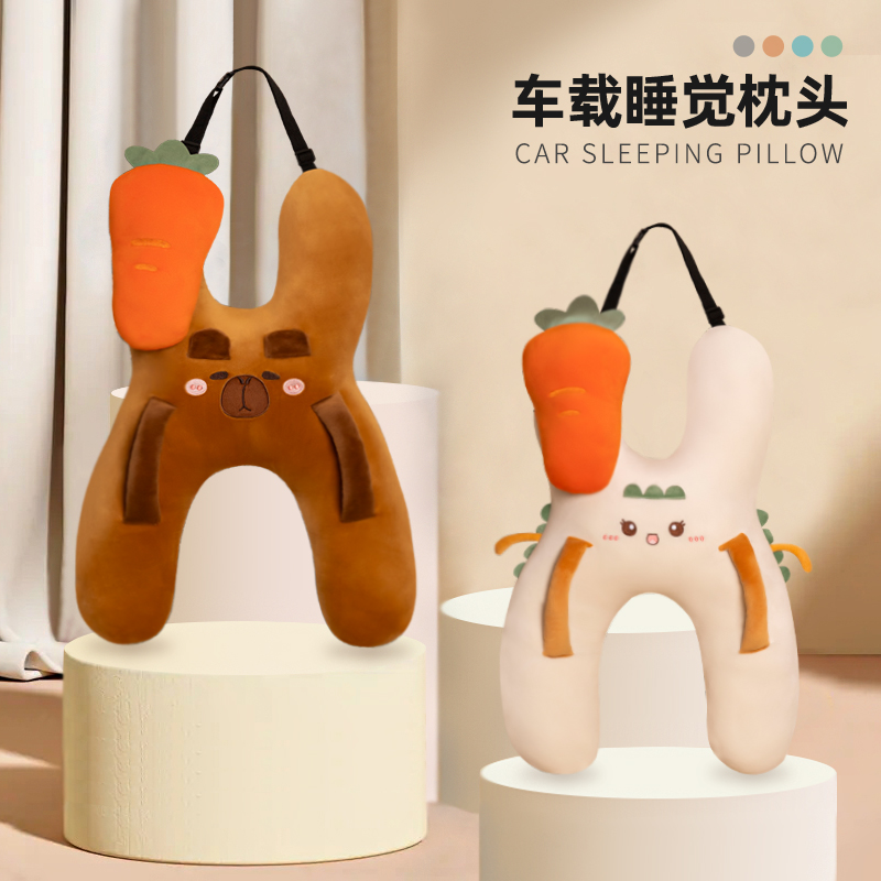 儿童车上睡觉神器车载枕头