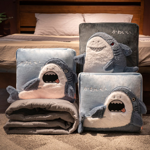 抱枕被子两用午睡靠枕毯子二合一