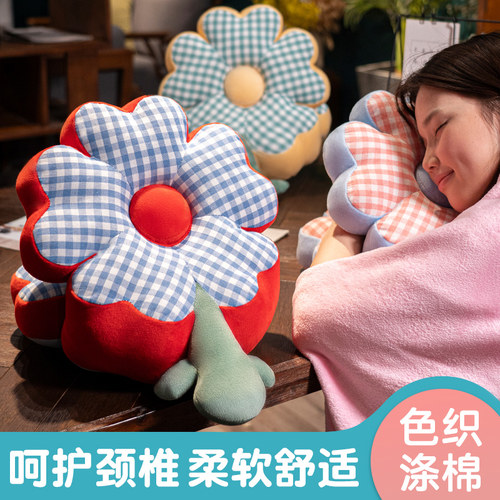 花朵午睡枕趴睡枕小学生办公室