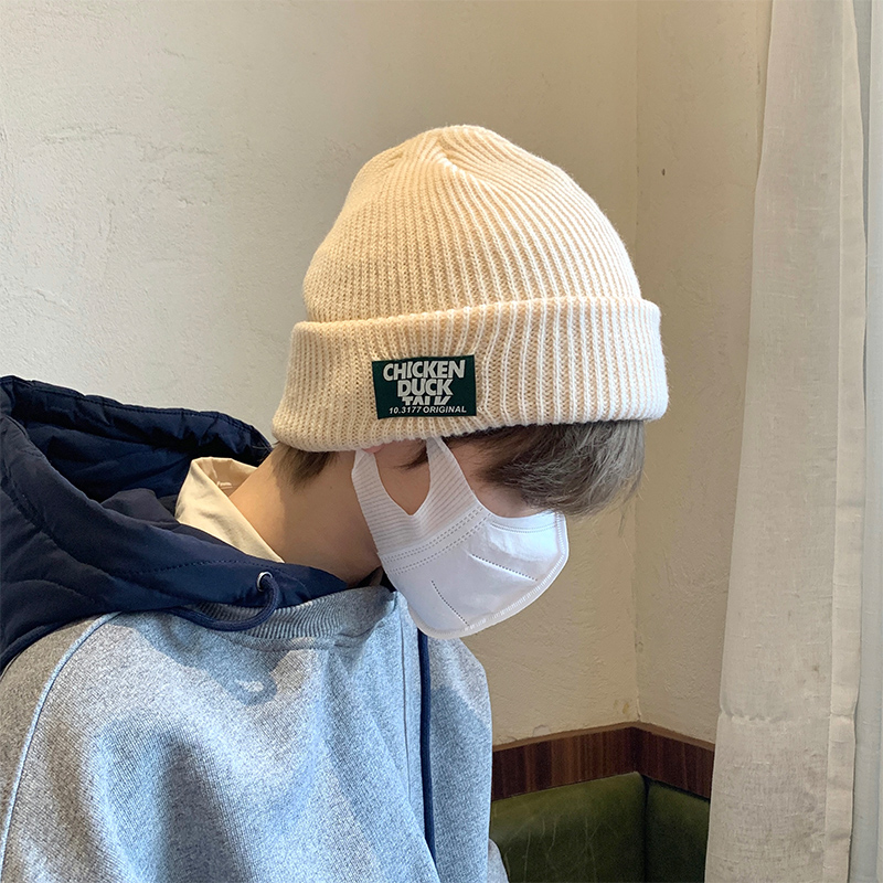 粗线针织帽男女秋冬保暖