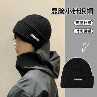 线帽棉帽潮 潮牌2025新款 帽子男冬季 毛线帽冬天针织帽男生冷帽男士