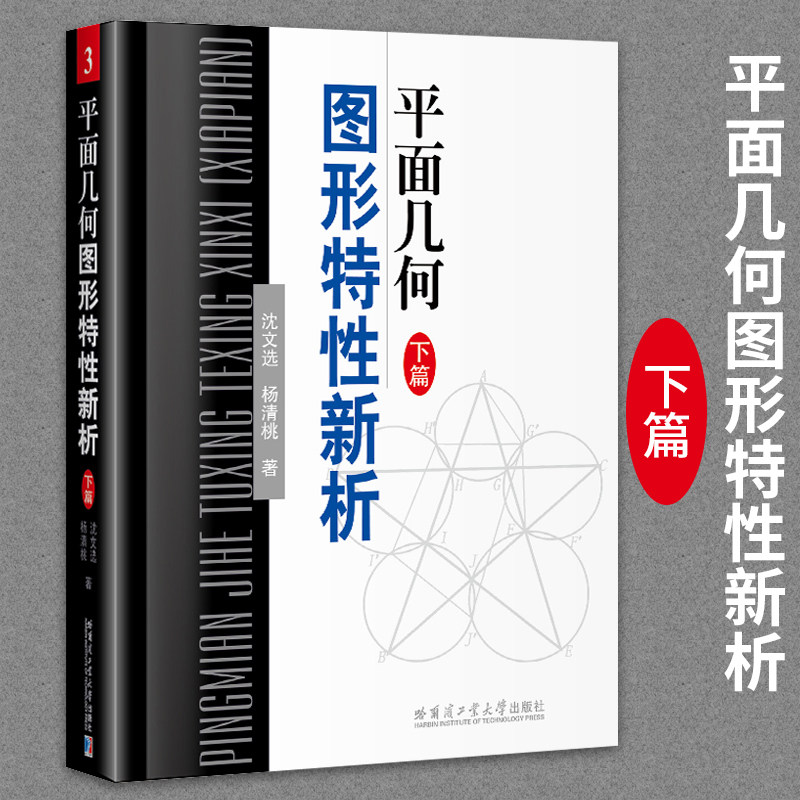 平面几何图形特性新析下篇 沈文选著平面几何学数学类初高中数学复习