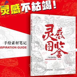 新书灵感图鉴手绘素材笔记正版包邮艺术绘画技法教程带你系统掌握零基础手绘素材的绘制逻辑激发创作灵感漫画技法辽宁科学技术社
