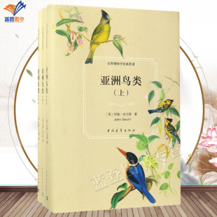 图谱约翰古尔德中国青年出版 正版 世界博物学经典 亚洲鸟类上中下精装 社自然科普手绘书籍科普读物生物世界鸟类绘画科学图集书籍 包邮