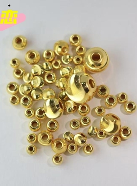 金生恋《C》3D硬金足金999黄金小金珠猫眼转运珠散珠DIY定制手链