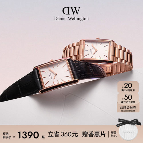 DW皮质腕表女款轻奢小众礼物