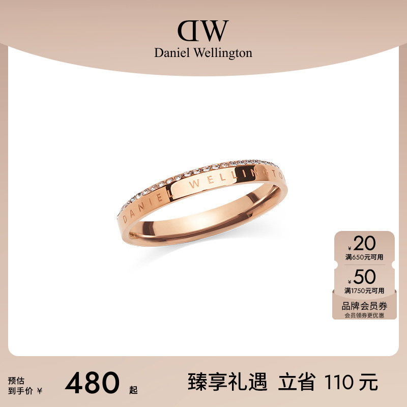DW欧拉锆石戒指轻奢闪耀图片