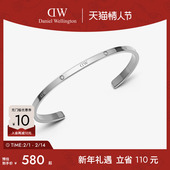 DW手镯情侣款 CLASSIC银色手镯轻奢小众精致高级感镯子女时尚 气质