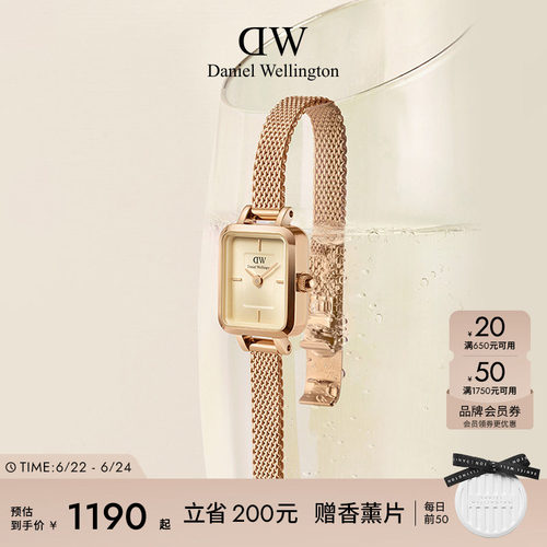 DW小方糖腕表女款手表轻奢小众