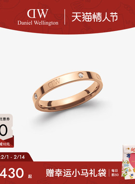 【情人节礼物】DW戒指情侣对戒 CLASSIC玫瑰金星辰情侣对戒小众