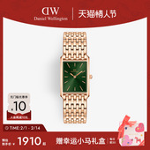 DW手表女款 BOUND系列石英女士腕表轻奢小众女表方表气质精致