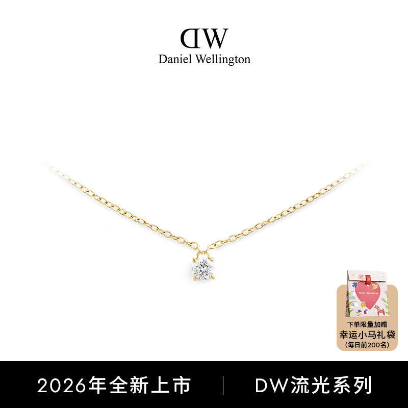 DW流光项链锆石首饰灵动闪耀
