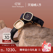 DW手表女摩方系列轻奢小众女表女款 徐如蓝同款 方表送女友礼物