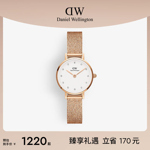 DW闪耀星辰流金表石英机芯女表