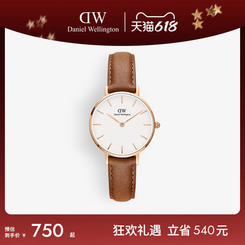 DW手表优雅皮质气质腕表
