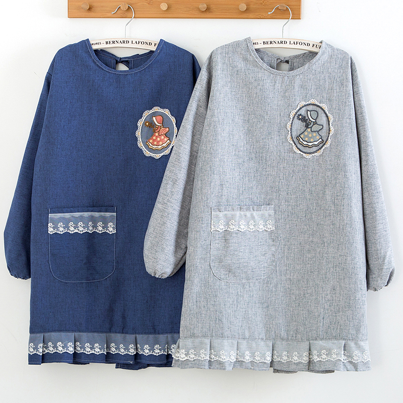 味姿美棉是厨房卡通工作服