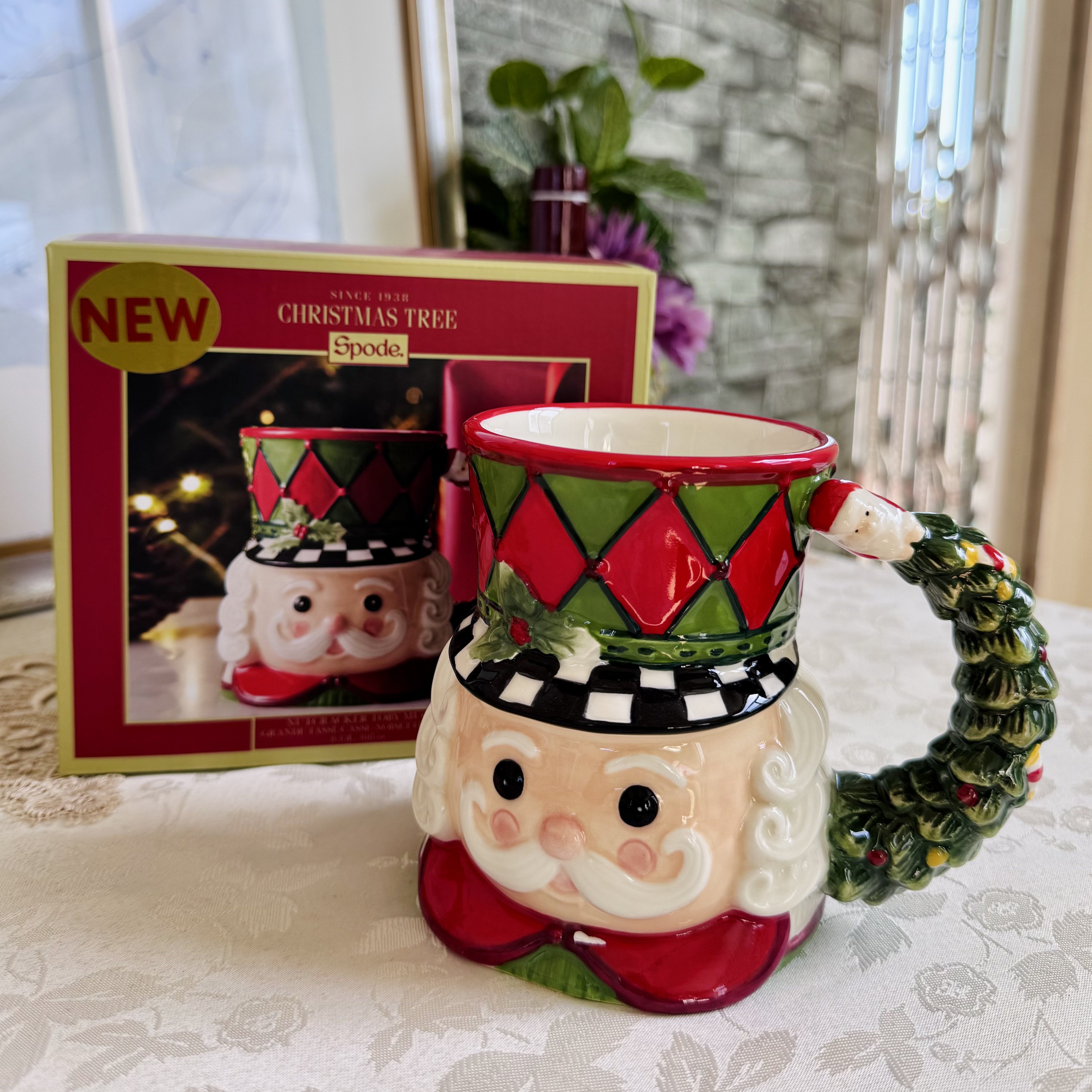 波特美林釉下彩圣诞胡桃兵陶瓷啤酒杯水杯茶杯奶杯花茶杯圣诞礼品