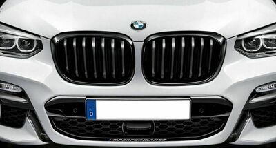 bmw宝马原厂高亮黑进气格中网