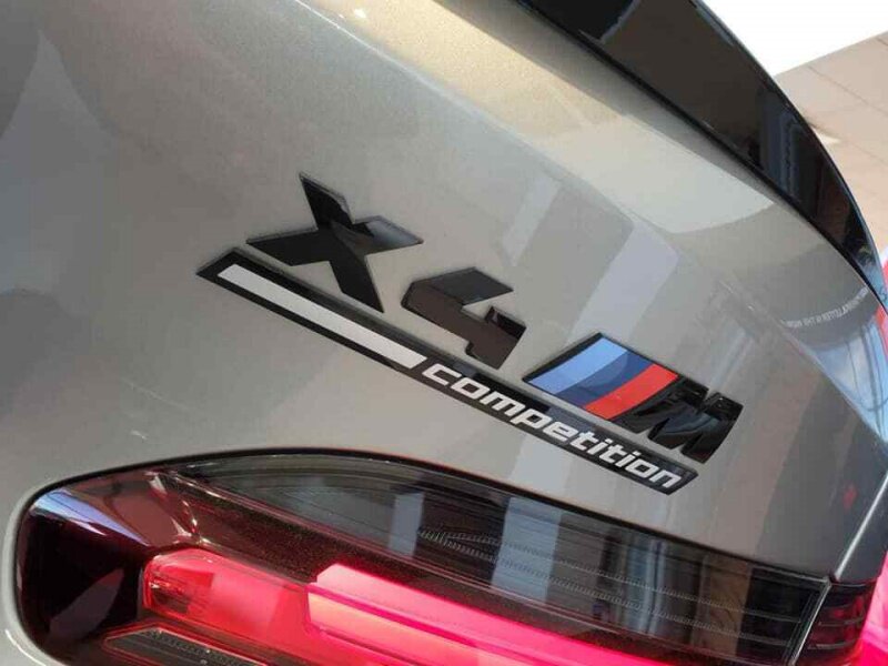 宝马BMW正品X4M黑色竞速尾标字标