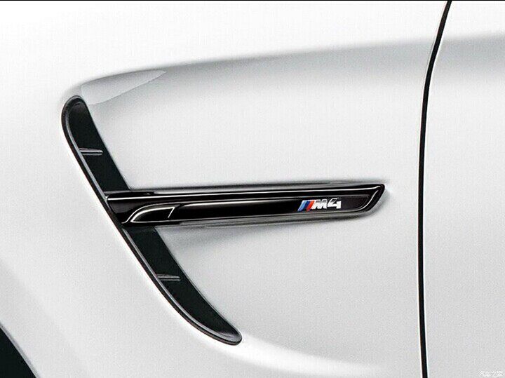 宝马原厂叶子板饰条F80 M3 M4 MPerformance亮黑高光转向灯饰条